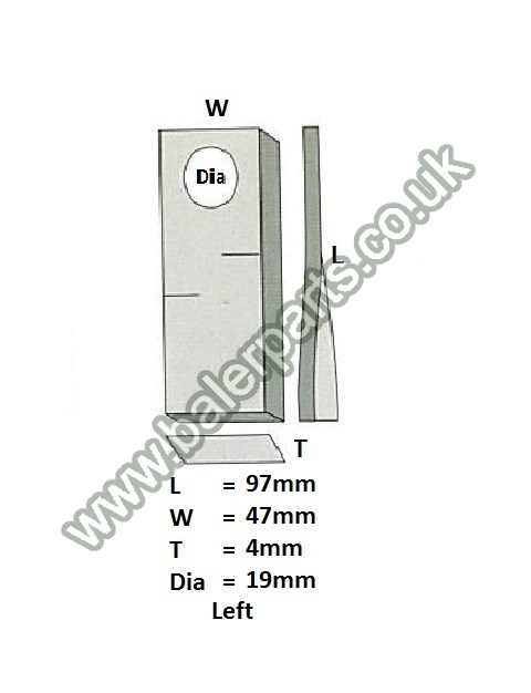 Mower Blade_x000D_n_x000D_nEquivalent to OEM:  13800024 1115420_x000D_n_x000D_nSpare part will fit - Various