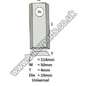 Mower Blade_x000D_n_x000D_nEquivalent to OEM:  13800027 1138770_x000D_n_x000D_nSpare part will fit - Various