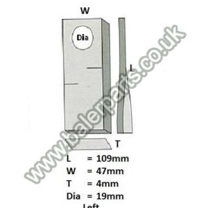 Mower Blade_x000D_n_x000D_nEquivalent to OEM: 13800032 1142390_x000D_n_x000D_nSpare part will fit - Various