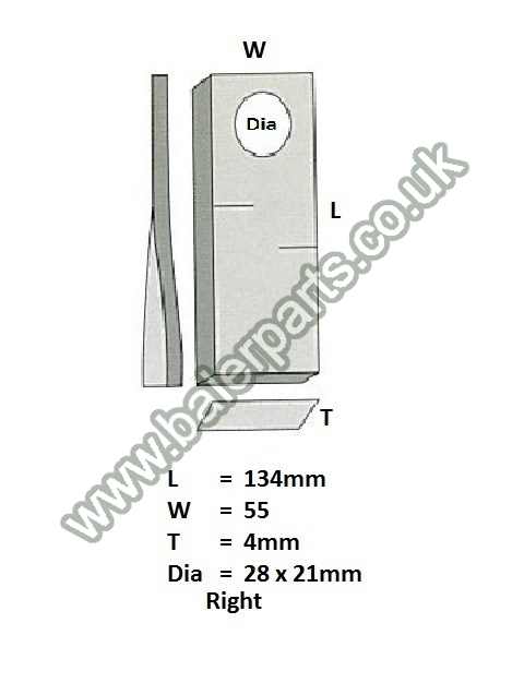Mower Blade_x000D_n_x000D_nEquivalent to OEM:  13800046 1195290 1195290_x000D_n_x000D_nSpare part will fit - Various