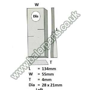 Mower Blade (pack of 25)_x000D_n_x000D_nEquivalent to OEM:  13800047 1195300_x000D_n_x000D_nSpare part will fit - Various