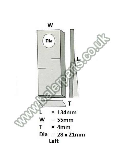 Mower Blade (pack of 25)_x000D_n_x000D_nEquivalent to OEM:  13800047 1195300_x000D_n_x000D_nSpare part will fit - Various