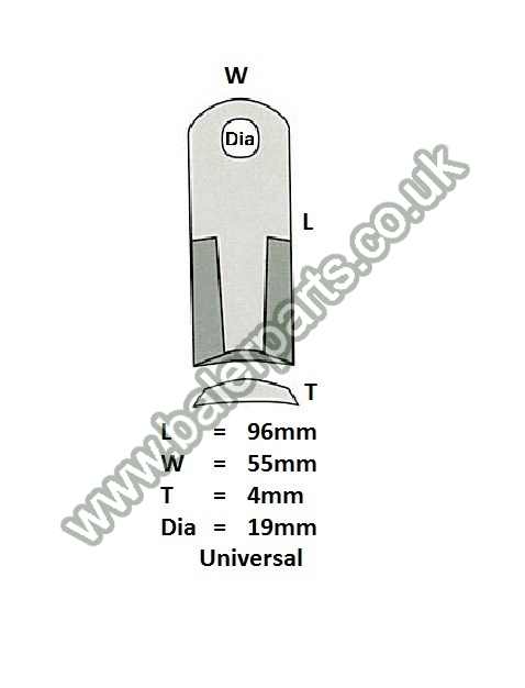 Mower Blade_x000D_n_x000D_nEquivalent to OEM:  1394000_x000D_n_x000D_nSpare part will fit - Various
