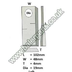 Mower Blade_x000D_n_x000D_nEquivalent to OEM:  140693_x000D_n_x000D_nSpare part will fit - Various
