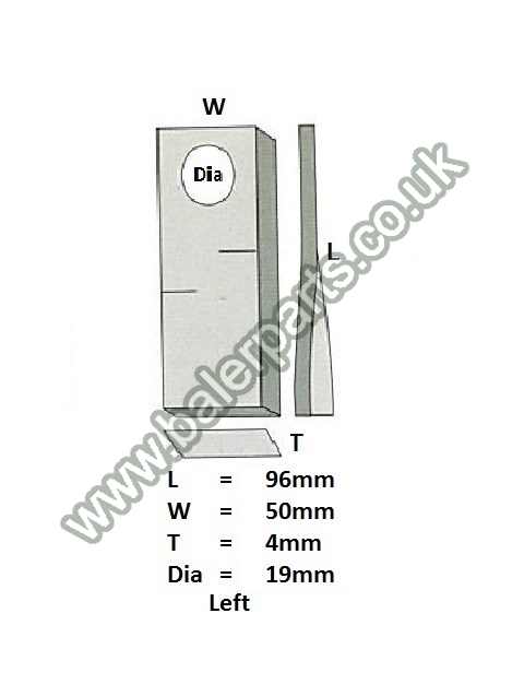 Mower Blade_x000D_n_x000D_nEquivalent to OEM:  1466902_x000D_n_x000D_nSpare part will fit - Various