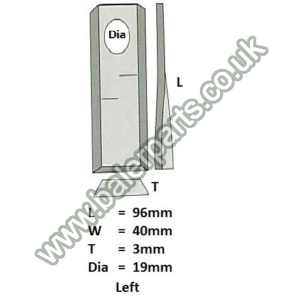 Mower Blade_x000D_n_x000D_nEquivalent to OEM:  16502727 06561547_x000D_n_x000D_nSpare part will fit - Various
