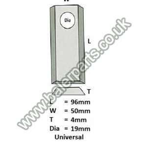 Mower Blade (pack of 25)_x000D_n_x000D_nEquivalent to OEM:  434994_x000D_n_x000D_nSpare part will fit - Various