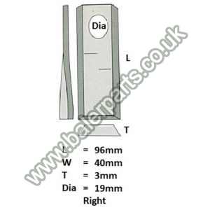 Mower Blade_x000D_n_x000D_nEquivalent to OEM: 434997 434995_x000D_n_x000D_nSpare part will fit - Various
