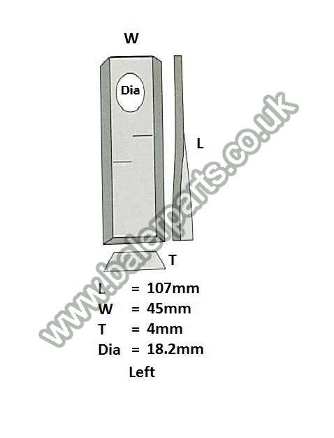 Mower Blade (pack of 25)_x000D_n_x000D_nEquivalent to OEM:  55903210 853819_x000D_n_x000D_nSpare part will fit - Various
