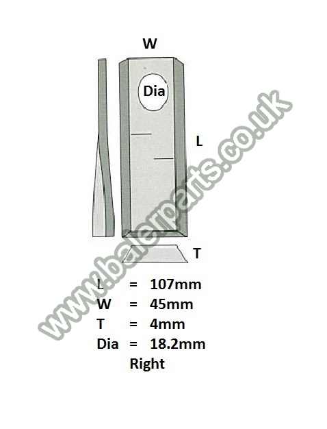 Mower Blade (pack of 25)_x000D_n_x000D_nEquivalent to OEM:  55903310 853820_x000D_n_x000D_nSpare part will fit - Various