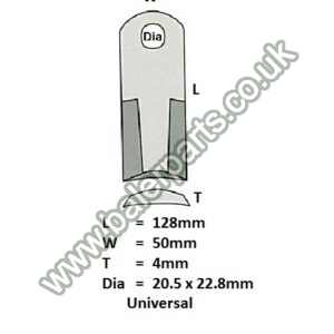 Mower Blade_x000D_n_x000D_nEquivalent to OEM: 5611030001 56110300 5611030001 56110300_x000D_n_x000D_nSpare part will fit - Various