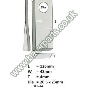 Mower Blade_x000D_n_x000D_nEquivalent to OEM: 5611040001 56110400 5611040001 56110400_x000D_n_x000D_nSpare part will fit - Various