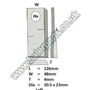 Mower Blade_x000D_n_x000D_nEquivalent to OEM: 5611090001 56110900 5611090001 56110900_x000D_n_x000D_nSpare part will fit - Various