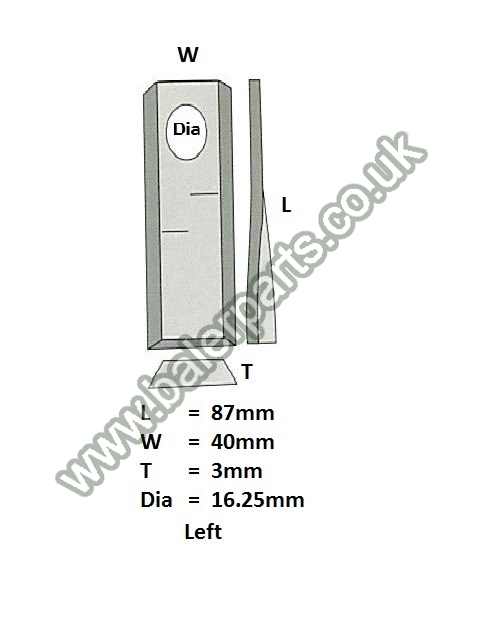 Mower Blade_x000D_n_x000D_nEquivalent to OEM: 56151000_x000D_n_x000D_nSpare part will fit - Various
