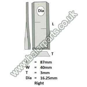 Mower Blade_x000D_n_x000D_nEquivalent to OEM: 56151100_x000D_n_x000D_nSpare part will fit - Various