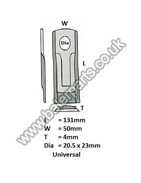 Mower Blade_x000D_n_x000D_nEquivalent to OEM: 56293100 56110500_x000D_n_x000D_nSpare part will fit - Various