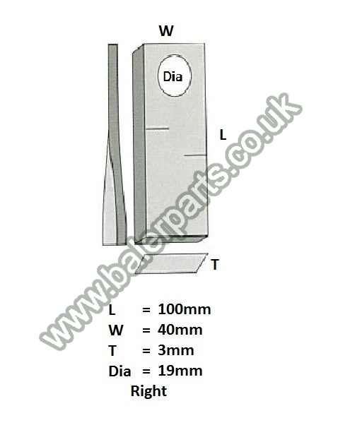 Mower Blade_x000D_n_x000D_nEquivalent to OEM: 580290955_x000D_n_x000D_nSpare part will fit - Various