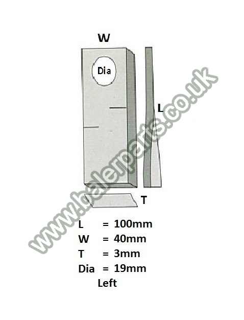Mower Blade_x000D_n_x000D_nEquivalent to OEM: 580290966_x000D_n_x000D_nSpare part will fit - Various