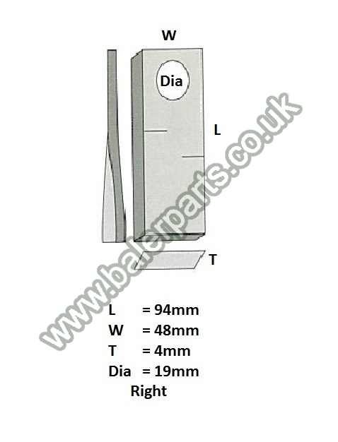 Mower Blade_x000D_n_x000D_nEquivalent to OEM: 58031192_x000D_n_x000D_nSpare part will fit - Various