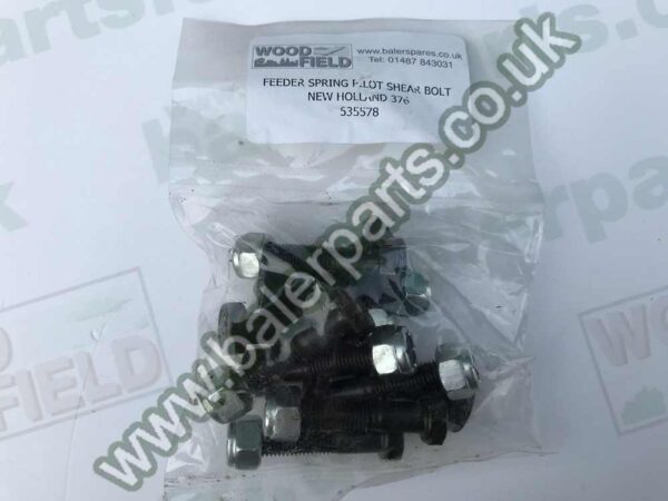 New Holland Feeder Shearbolt (pack of 10)_x000D_n_x000D_nEquivalent to OEM: 535578_x000D_n_x000D_nSpare part will fit - 370