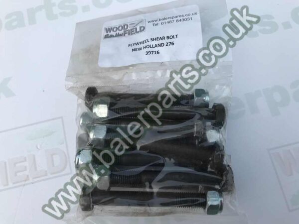 New Holland Flywheel Shear bolt (pack of 10)_x000D_n_x000D_nEquivalent to OEM: 39716 80544020_x000D_n_x000D_nSpare part will fit - 68