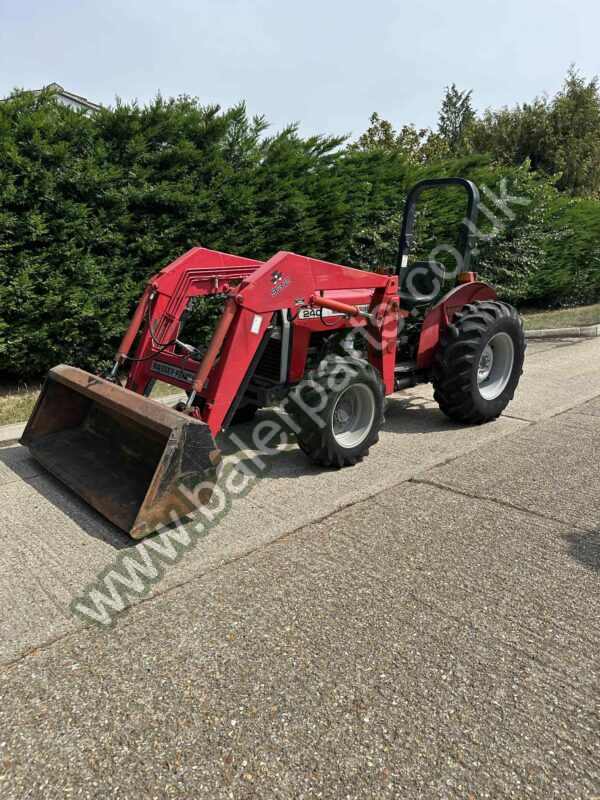 Massey Ferguson 240 4 wheel drive tractor for sale with loader